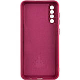 Чохол Silicone Cover Lakshmi Full Camera (A) для Samsung Galaxy A50 (A505F)/A50s/A30s, Бордовий/Marsala, фото 2