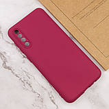 Чохол Silicone Cover Lakshmi Full Camera (A) для Samsung Galaxy A50 (A505F)/A50s/A30s, Бордовий/Marsala, фото 4
