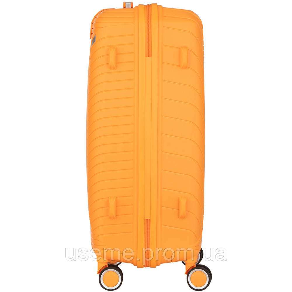 2E Набір пластикових валіз , SIGMA,(L+M+S), 4 колеса, помаранчевий Use - фото 10 - id-p1862306552