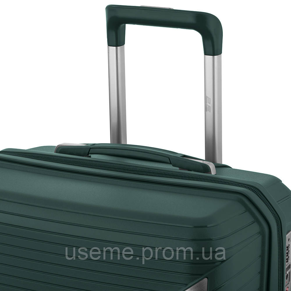 2E Набір пластикових валіз , SIGMA,(L+M+S), 4 колеса, смарагд Use - фото 9 - id-p1862306555