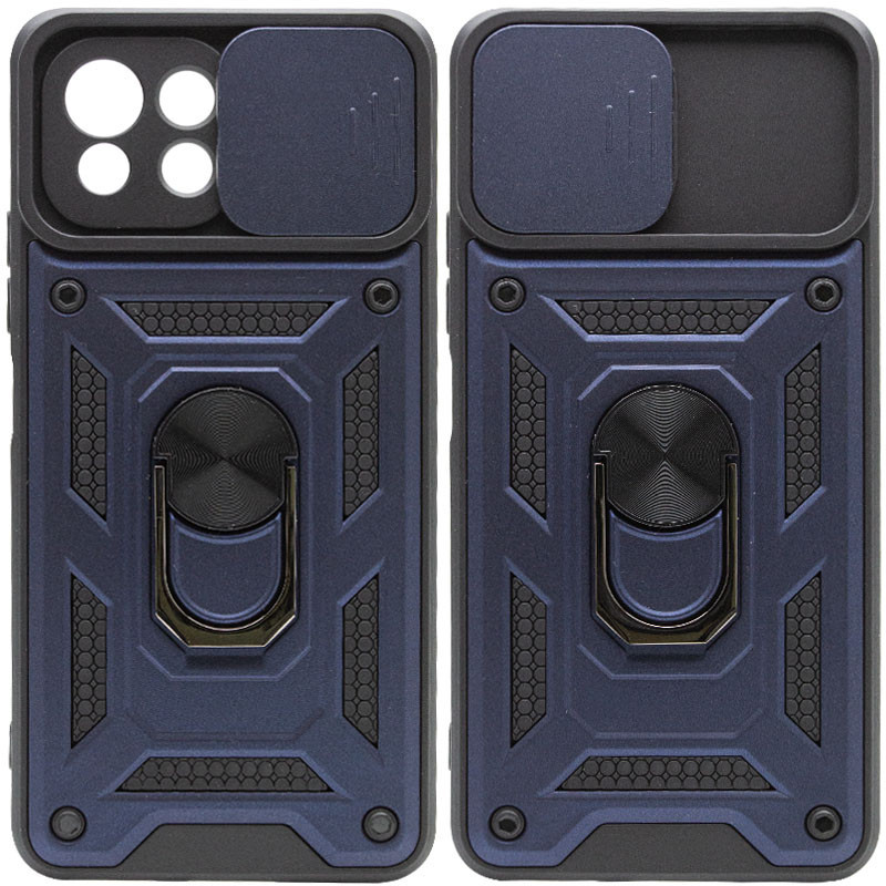 Ударостійкий чохол Camshield Serge Ring для Xiaomi Mi 11 Lite Синій