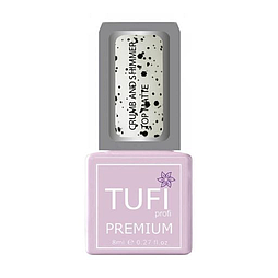 Топ TUFI profi PREMIUM Crumb and Shimmer Top Matte матовий з шимером та дрібною крихтою 8 мл