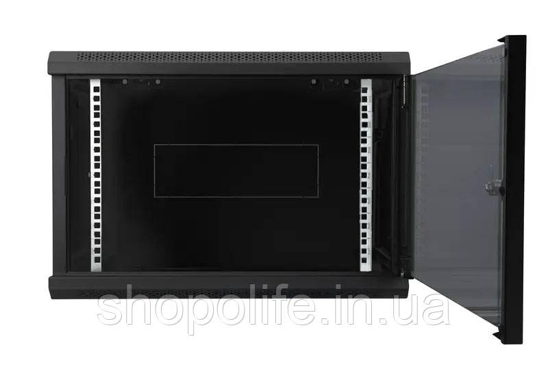 Digitus Шафа Wall Mounting Dynamic Basic, 19" 9U 600x450, RAL 9005 - фото 2 - id-p1862306944