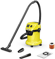 Karcher Господарський пилосос WD 3 P V-17/4/20, 1000 ВТ, 17л, 4м, 4.858 кг Use