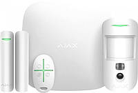 Ajax Комплект охоронної сигналізації StarterKit Cam Plus білий PER