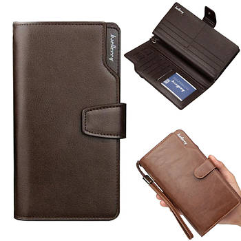 Чоловічий гаманець (19,5х10х3см) Baellerry Business / Шкіряний портмоне-клатч