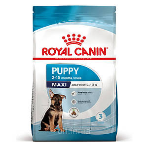 Акція! Сухий корм Royal Сanin Maxi Puppy для цуценят великих порід 3,2 кг + 800 гр в подарунок!