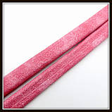 Шнур замшевий 10*5 мм, колір рожевий, фото 2