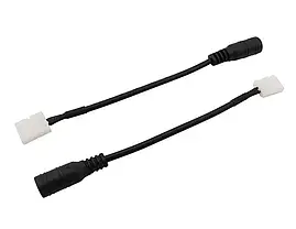 Роз'єм DC Power, Female 5.5x2.1мм х конектор 5050. Конектор для світлодіодної стрічки 5050., фото 3