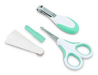 Nuvita Набір по догляду за дитиною 0м+ Зелений Безпечні ножиці з акс. NV1138COOLGREEN Use