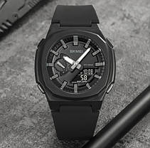 Чоловічий спортивний тактичний наручний годинник Skmei Trust Gummer, фото 4