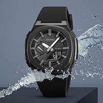 Чоловічий спортивний тактичний наручний годинник Skmei Trust Gummer, фото 5