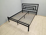 Ліжко Вереск 140*200 металеве LOFT, фото 4