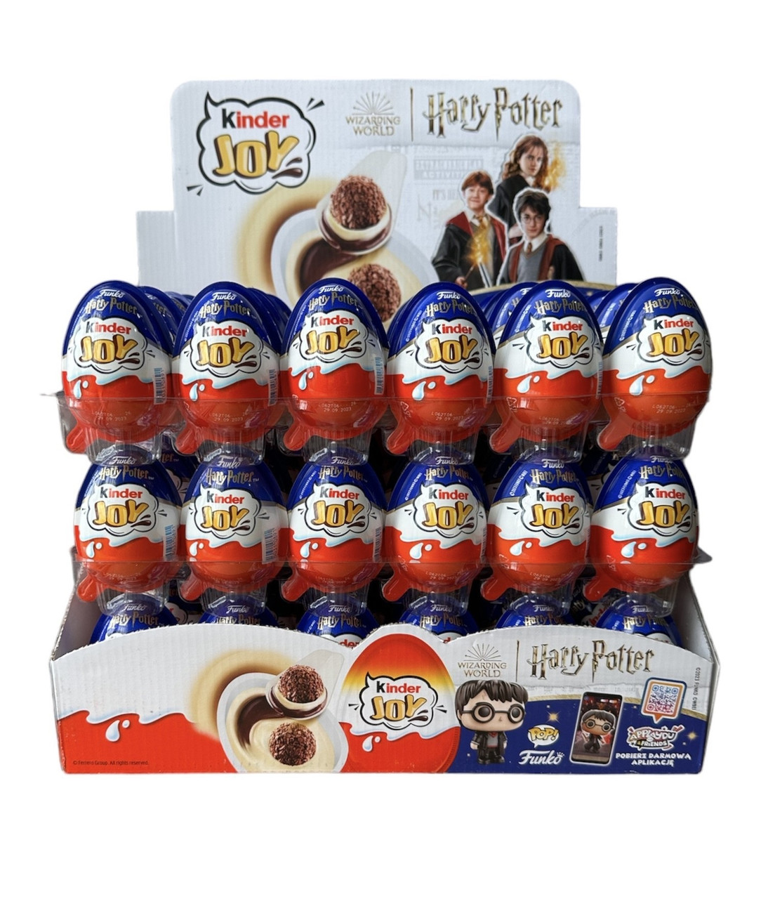 Яйце Шоколадне Kinder Joy Funko Harry Potter Кіндер Джой Фанко 20 г Польща (3 шт./1 уп), фото 1