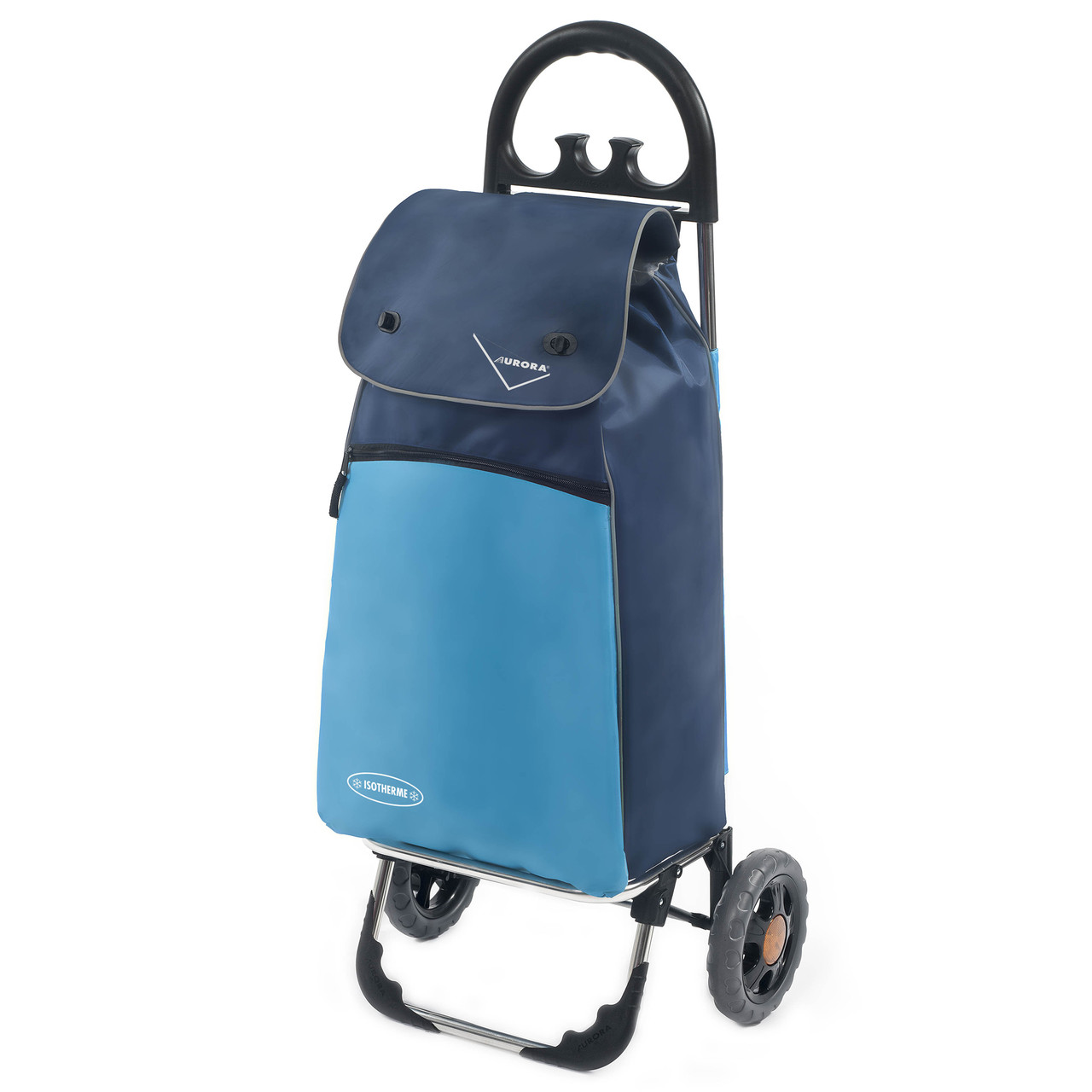 Сумка-візок господарська на колесах тачка кравчучка Aurora Bolzano 55 Blue/Light Blue