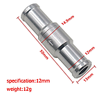 Зворотний клапан алюмінієвий 6, 8, 10, 12 мм, фото 5
