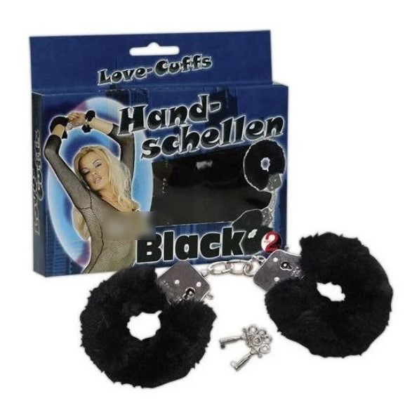 Якісні наручники Love Cuffs Black   | Knopka