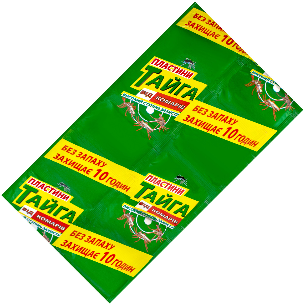 Пластини для електрофумігатора від комарів без запаху Тайга 10 шт, фото 1