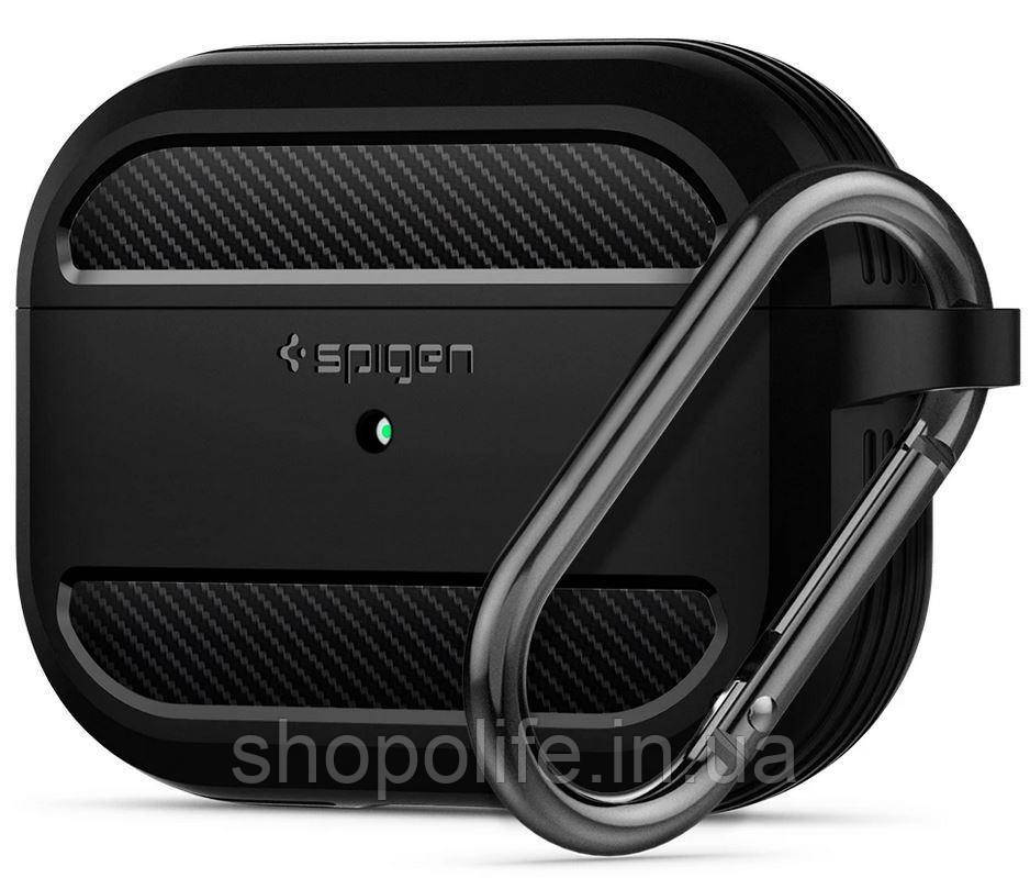 Spigen Rugged Armor для Airpods Pro Black SPL - фото 2 - id-p1862424259