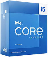 Intel Центральний процесор Core i5-13600KF 14C/20T 3.5GHz 24Mb LGA1700 125W w/o graphics Box SPL