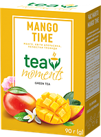 Чай зеленый листовой со вкусом манго Mango Time Tea Moments 90 г