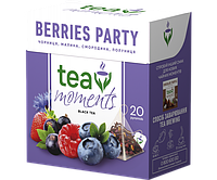 Чай черный со вкусом лесных ягод Berries Party Tea Moments 20 пирамидок