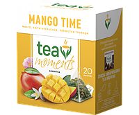 Чай зеленый со вкусом манго Mango Time Tea Moments 20 пирамидок