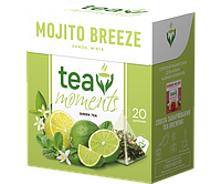 Чай зеленый со вкусом мохито Mojito Breeze Tea Moments 20 пирамидок