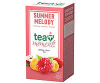 Чай фруктово-ягодный со вкусом малины Summer Melody 25 сашетов Tea Moments