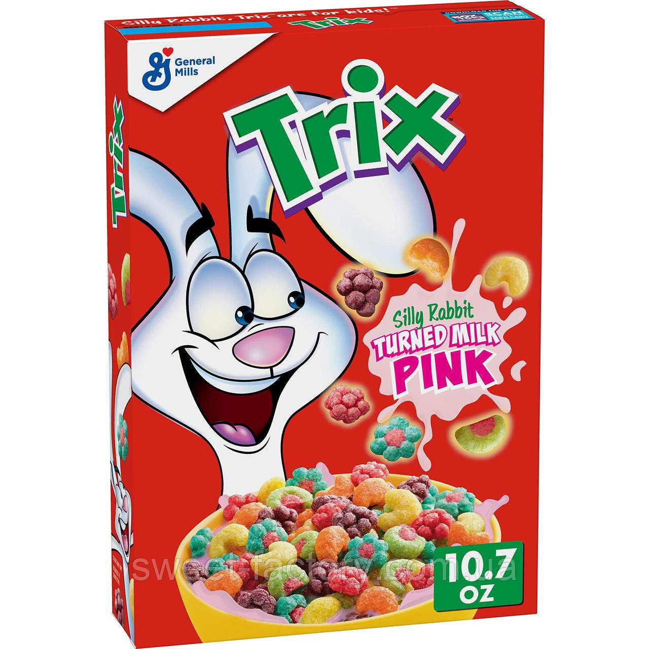 Сухі сніданки Trix Silly Rabbit Pink Milk 303g