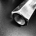 DIN 6334 Гайка муфта подовжена 5 цинк, фото 4