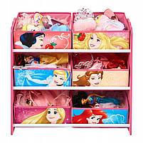 Дитячий комод ящик органайзер для іграшок Delta Принцеси, фото 4