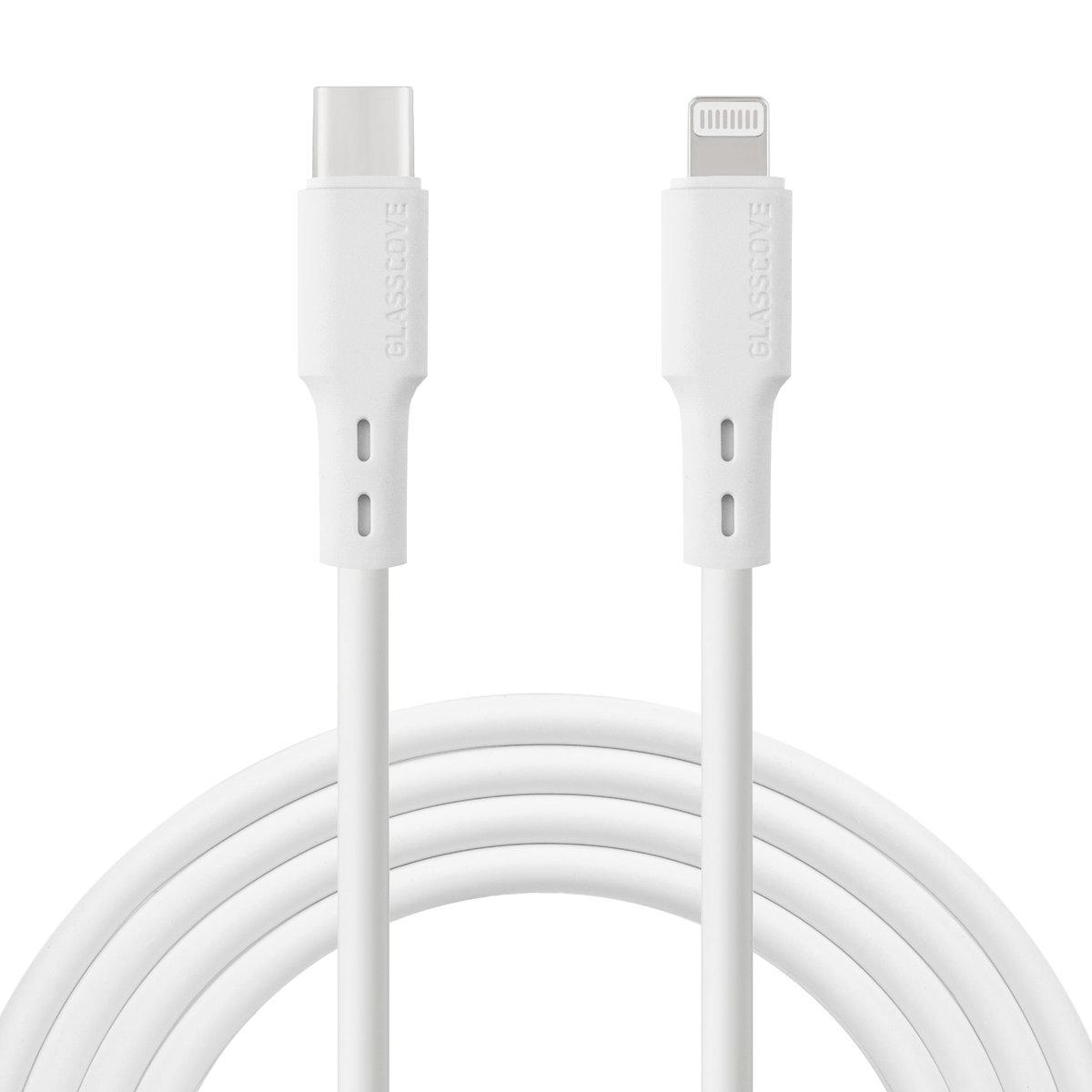 Кабель TYPE-C - LIGHTNING Flex 1 метр 20W GF-CL13WH (00727) White, фото 1