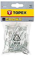 Topex 43E302 Заклепки алюмiнiєвi 3.2 мм x 10 мм, 50 шт.*1 уп. PER