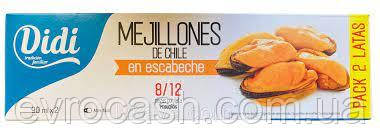 Мідії Mejillones De Chile en Escabeche Didi 2х 83 гр, фото 1