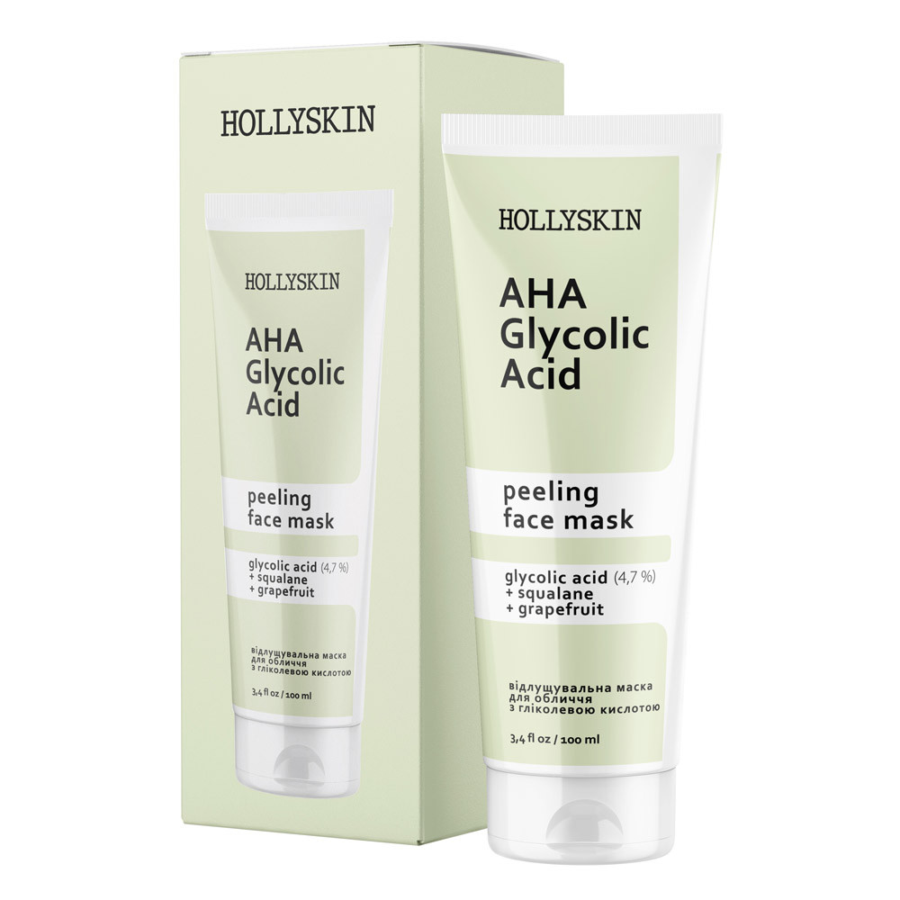Маска для лица HOLLYSKIN Glycolic AHA Acid Face Mask, 100ml, фото 1