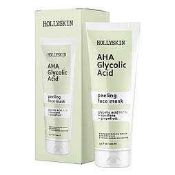 Маска для об'єму HOLLYSKIN Glycolic AHA Acid Face Mask, 100ml