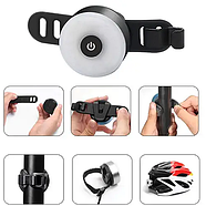 Велосипедний ліхтар габарит T05-16LED Red + кліпса + microUSB, фото 6