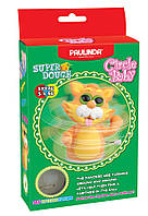 PAULINDA Маса для ліплення Super Dough Circle Baby Кіт заводний механізм (помаранчевий) PER