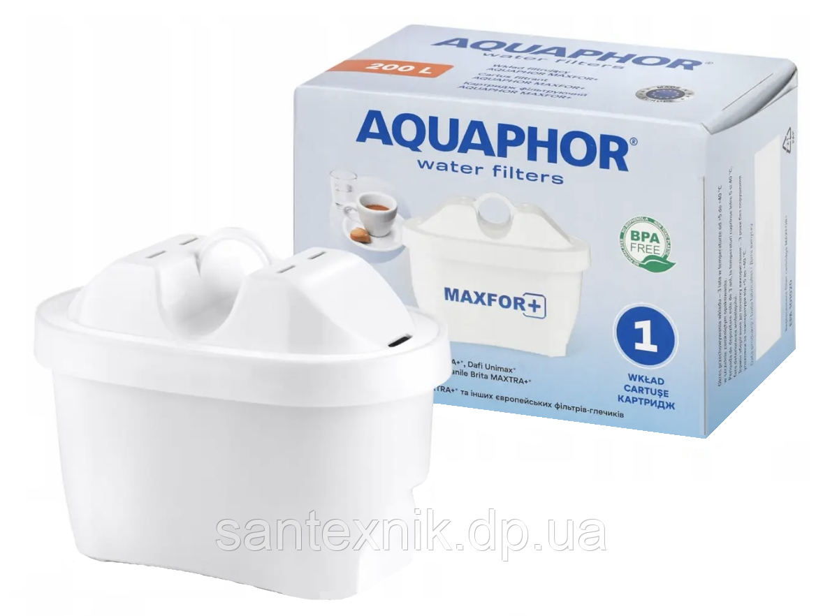 Картридж Аквафор В25 МАКСФОР+ аналог BRITA MAXTRA (нове покоління європейського картриджа для глечиків)