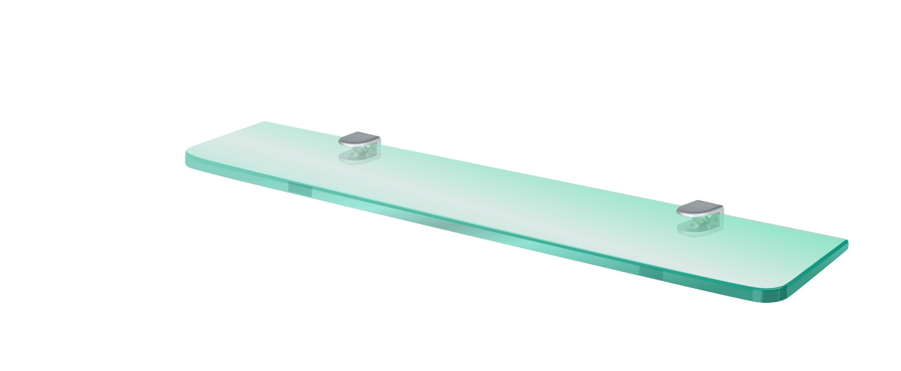 Полички з загартованого скла з кріпленнями., фото 1