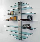 Полички з загартованого скла з кріпленнями., фото 5
