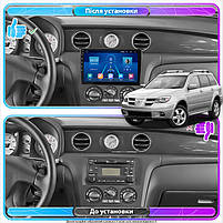 Штатна магнітола 10" Lesko для Mitsubishi Outlander I 2002-2008 2/32Gb/4G/ Wi-Fi Premium Міцубісі 12 шт., фото 3