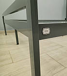 Ліжко Герань 140*200 металева з м'яким ізголів'ям, фото 7