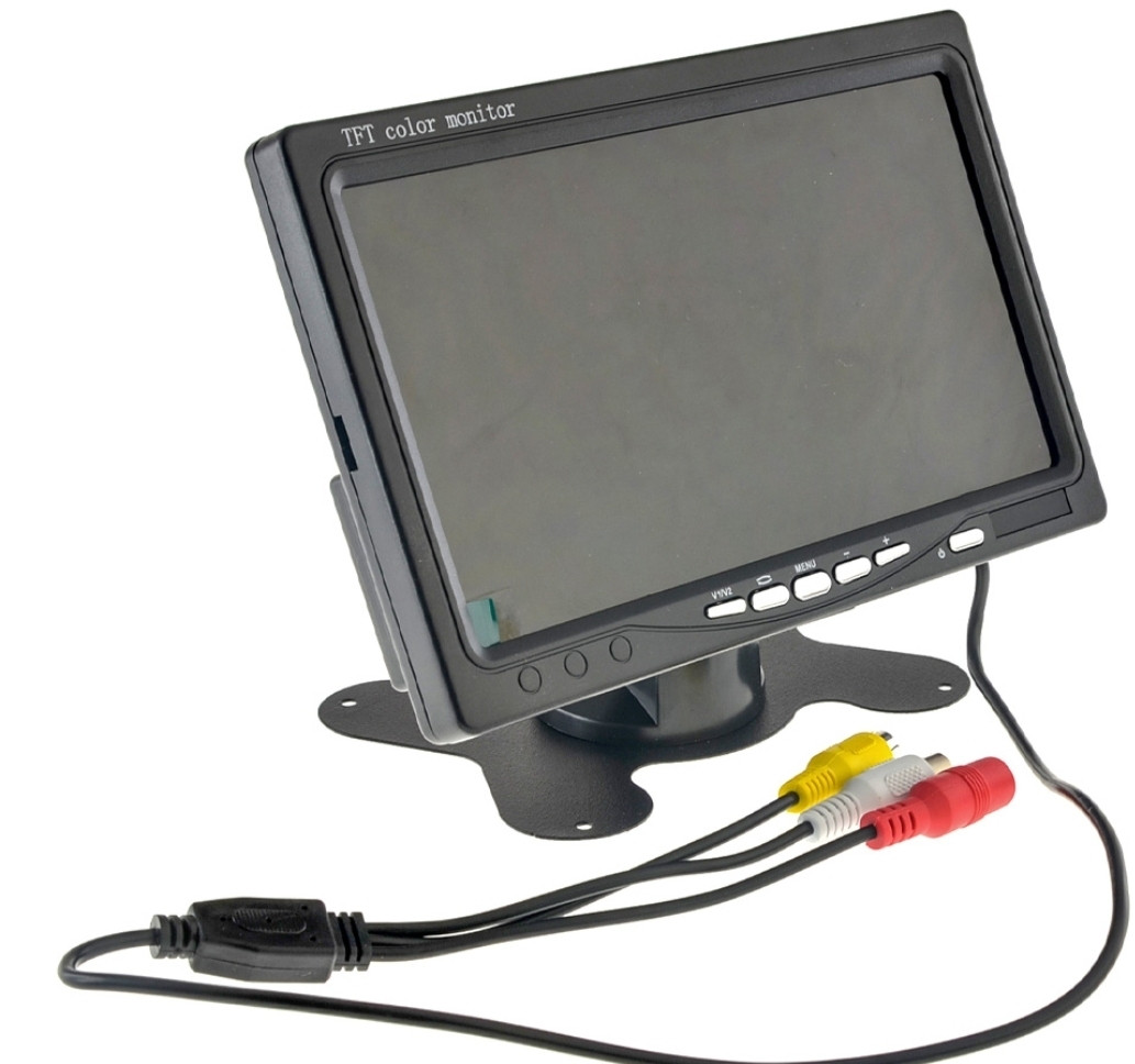 Cyclone ET-739 автомобільний монітор 7 дюймів 
 (екран для камери заднього огляду)
TFT LCD monitor 7"