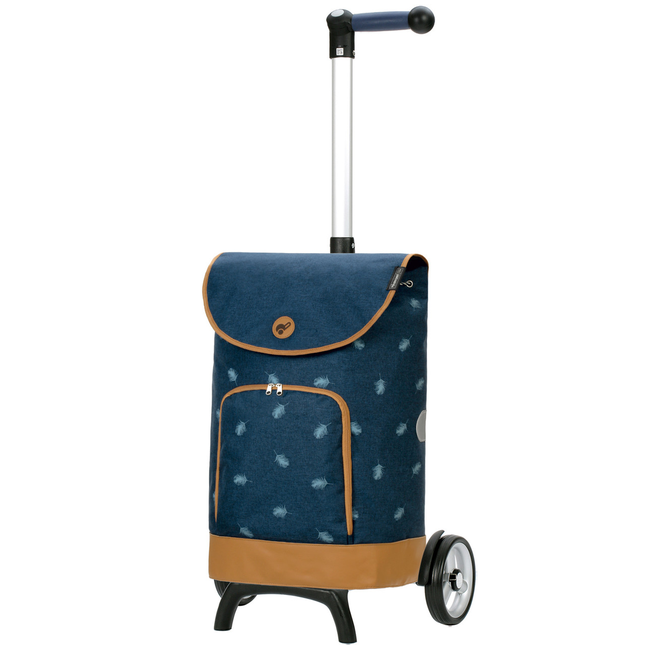Сумка-візок господарська на колесах тачка кравчучка Andersen Unus Shopper Fun Holm Blue