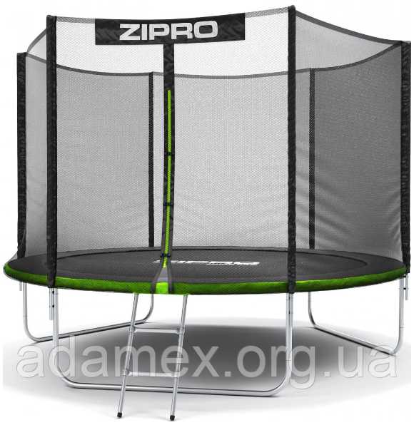 Батут Zipro Jump Pro із сіткою 252 см — 48 пружин