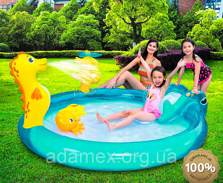 Басейн надувний круглий SunClub 200*152*40