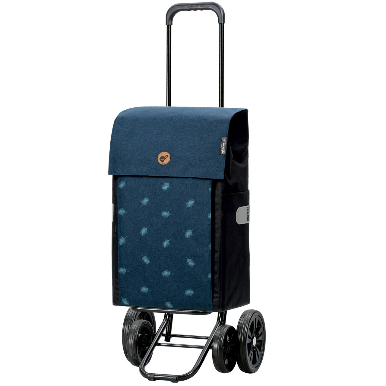 Сумка-візок господарська на колесах тачка кравчучка Andersen Quattro Shopper Ando Blue