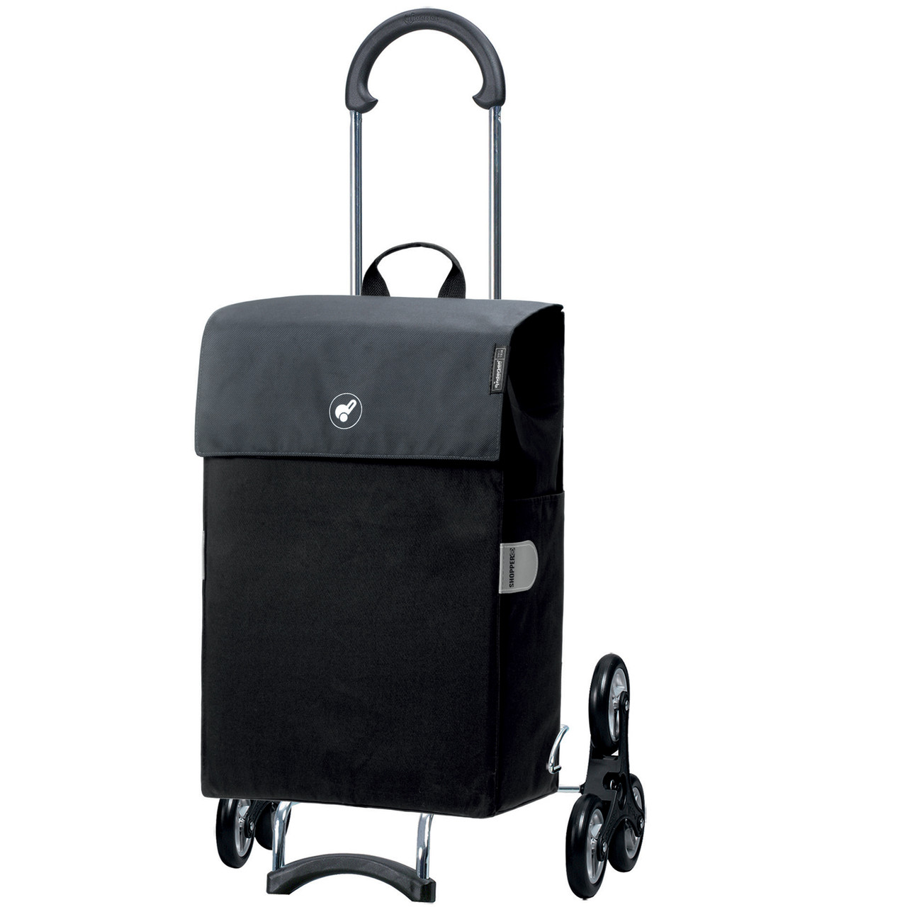 Сумка-візок господарська на колесах тачка кравчучка Andersen Treppensteiger Scala Shopper Hera Grey